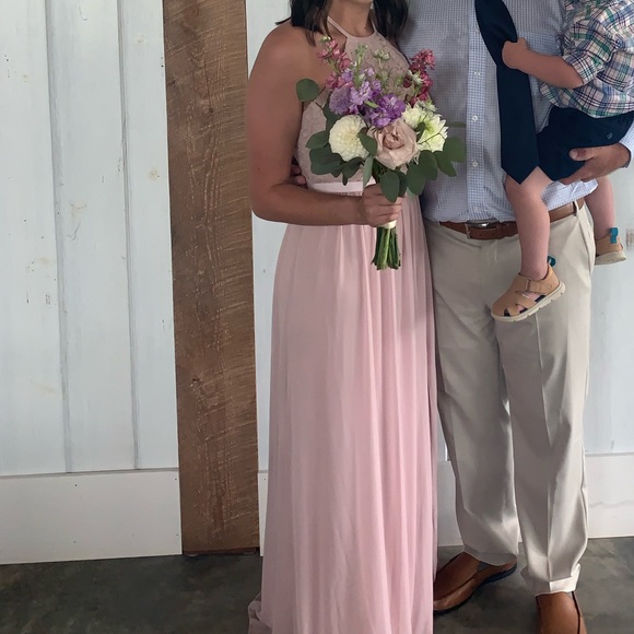 David’s Bridal Open Back Lace and Mesh Bridesmaid - Picture 10 of 10